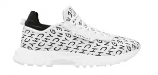 White Allover Logo Spectre Sneakers