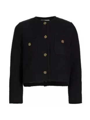 Meredith Tweed Cotton-Blend Jacket