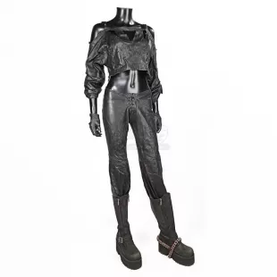 CHARLIE'S ANGELS: FULL THROTTLE (2003) - Pink's Leather 'Coal Bowl' Costume with Boots