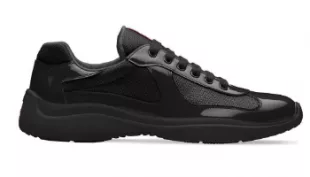 Patent Black 'Americas Cup' Sneakers