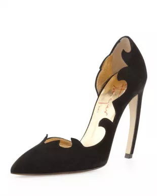 Flame-Trim D’orsay Pump