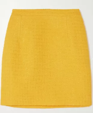 Boucle-Tweed Mini Skirt