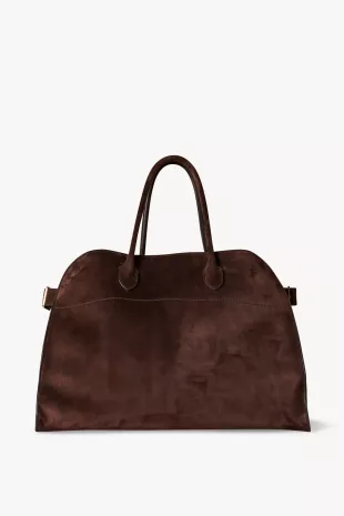 The Row - Soft Margaux 17 Bag in Suede