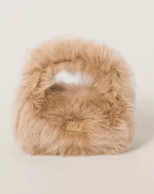 Wander Shearling Hobo Bag