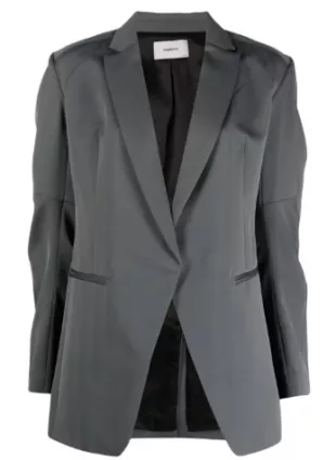 Coperni - Herringbone-Pattern Biker Blazer