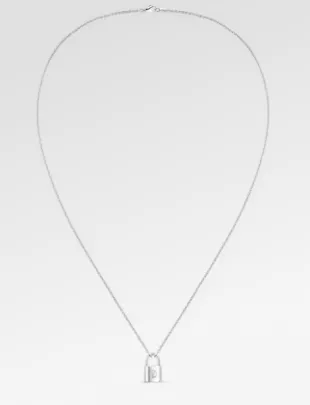 Silver lockit online pendant