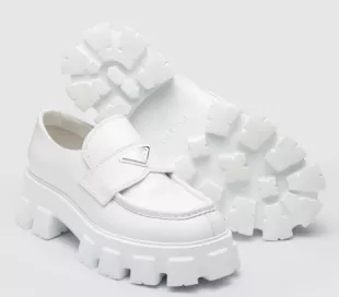 Monolith Brushed Leather Loafers