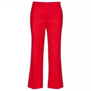 argent - Slim Kick Flare Trouser in Scarlet