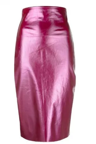 Knee-Length Al Pillar Skirt