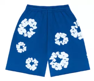 The Cotton Wreath Shorts Royal Blue