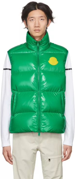 MONCLER GENIUS - 2 Moncler 1952 Green Parken Down Vest