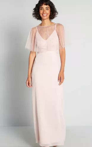 Misty Pink Perfection Maxi Dress