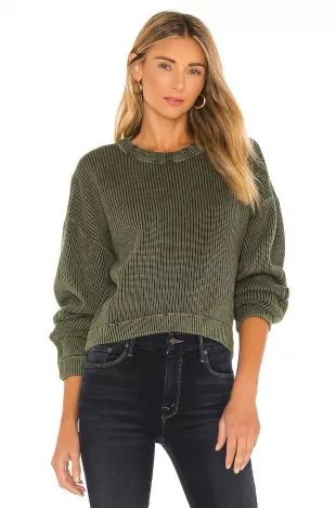 Frances Sweater in Blackened Olive