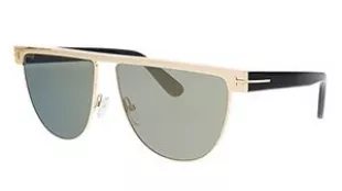 Oval Sunglasses TF570 Stephanie 02 28C Gold/Black 60mm FT0570