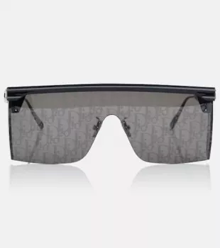 DiorClub M1U Square Sunglasses in Black