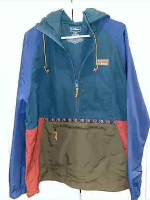 L.L. Bean - Men’s Mountain Classic Insulated Anorak Pullover Jacket ...