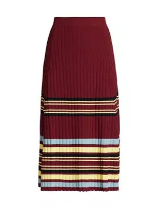 Wander Rib-Knit Midi-Skirt