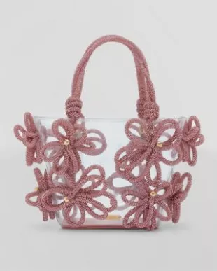 Bloom Nano Embellished Top-Handle Bag