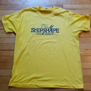 Royal Caribbean tee shirt "I'm Shipshape "