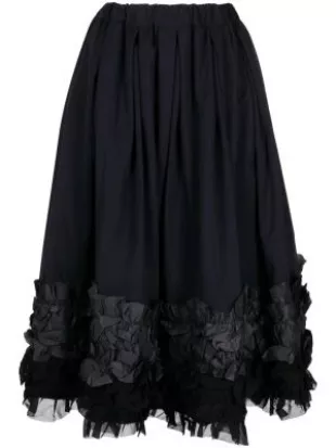 Iolanda Backless Ruffle Detailing Mini Dress in Black