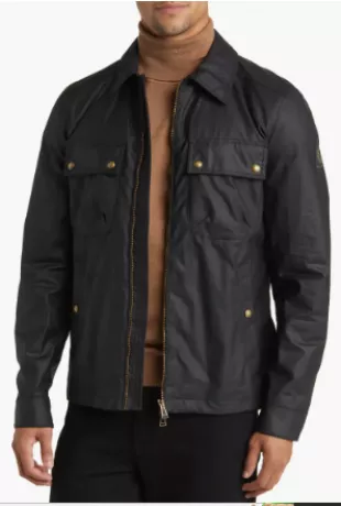Tour Water Repellent Zip-Up Overshirt