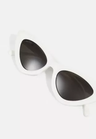 Addy Ivory Cat Eye Sunglasses