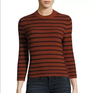 Lemdora Prosecco Striped Sweater