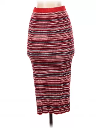 Stripe Sweater Skirt