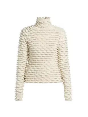 Fish Scale Wool-Blend Sweater