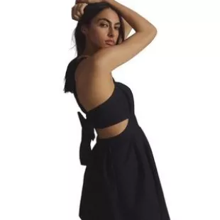 Maeve Babydoll Mini Black Dress Size 6
