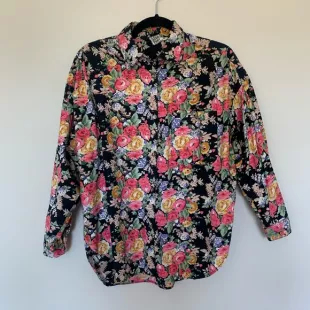 Vintage Floral Collared Shirt