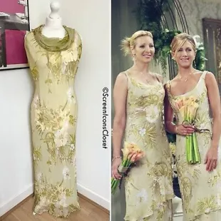 Vintage Bridesmaid Dress As Seen On Rachel Green  | eBay