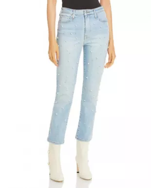 River High Rise Ankle Straight Leg Jeans