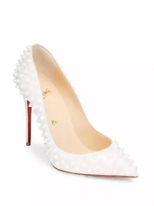 Follies Spikes Patent Leather Pumps