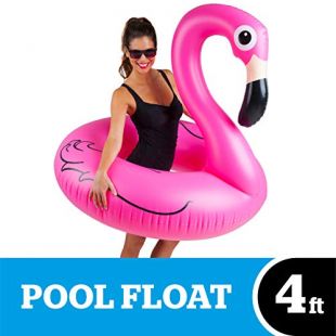 BigMouth Inc. Rose Flamingo Piscine Flotteur, Gonfle vers Plus de 1,2 m. Grand Format