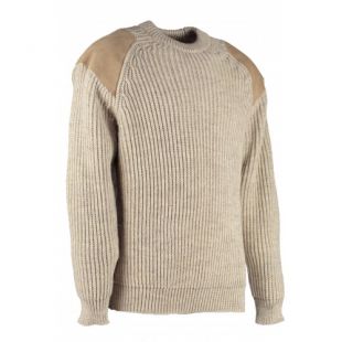 Chatsworth Classic Outdoor Sweater   Light Grey Welsh :: Army Navy Store