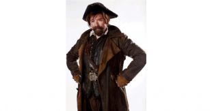 Rufus Hound Doctor Who Sam Swift Distressed Leather Coat
