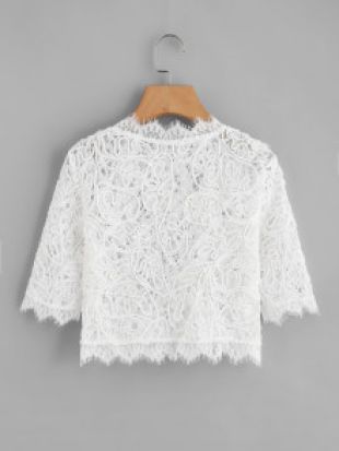 Top creux en dentelle  French Romwe