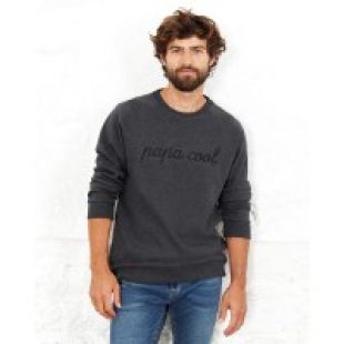 Le sweat Papa Cool – anthracite chiné