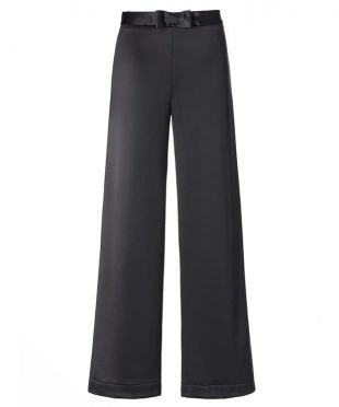 Pantalon large Thermolactyl® Evolution, Chantal Thomass.   Noir