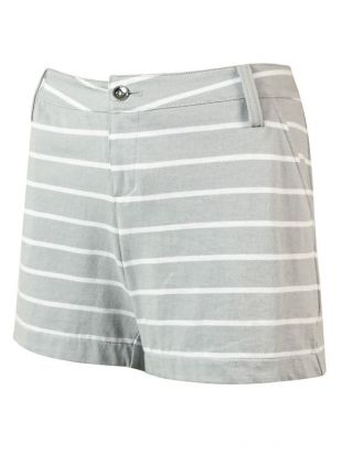 INC International Concepts Women's Striped Knit Shorts (4, White/Grey)  | eBay