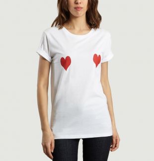 T Shirt Lolita Elise Chalmin Blanc  L'Exception