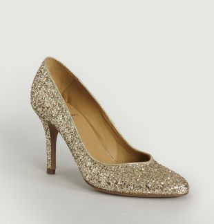escarpins bobbies doré