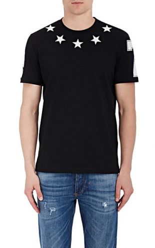 Star-Appliquéd Cotton Jersey T-Shirt - Givenchy