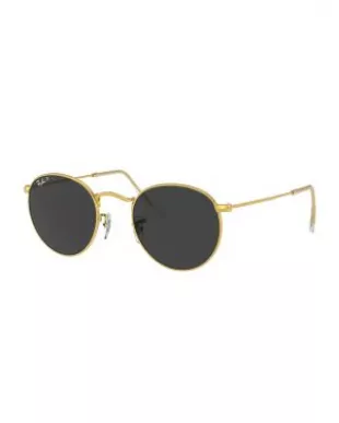 Round Metal Polarized Sunglasses, 50MM