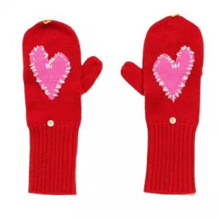Imperfect Heart Cashmitten In Merry Red