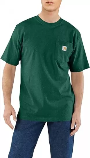 Men's Loose Fit Heavyweight Short-Sleeve Pocket T-Shirt