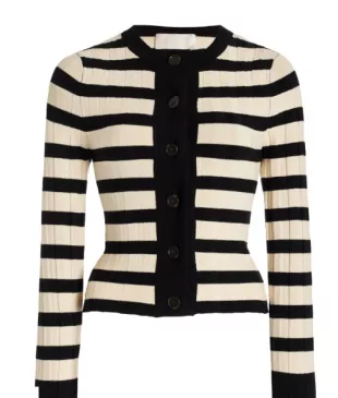 Exclusive Camille Striped Cardigan
