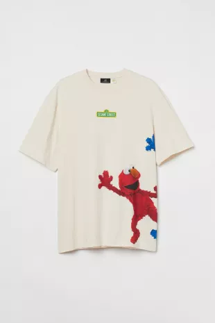 Relaxed Fit T-shirt in Sesame Street