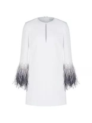 Kendall Feather Shift Dress
